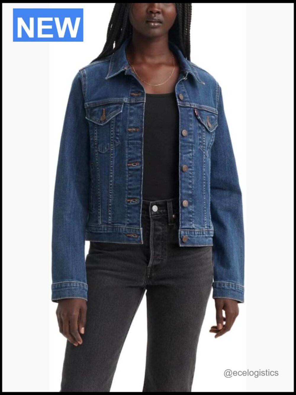Denim Trucker Jacket with Deep Inside Pockets